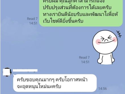 ข้อความรีวิวจากลูกค้าผ่าน LINE ภาพที่ 20