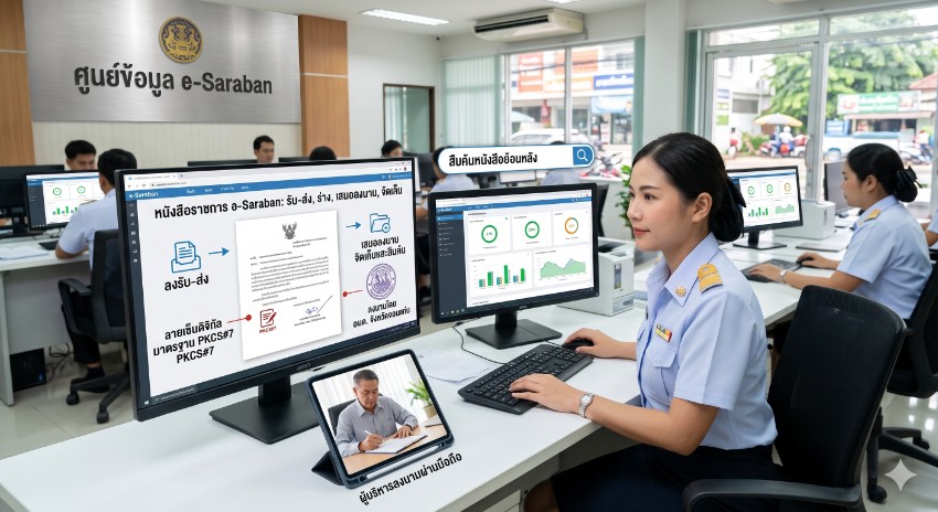 ระบบสารบรรณอิเล็กทรอนิกส์ (e-Saraban) คืออะไร ทำไม อปท. ยุคใหม่ต้องมี