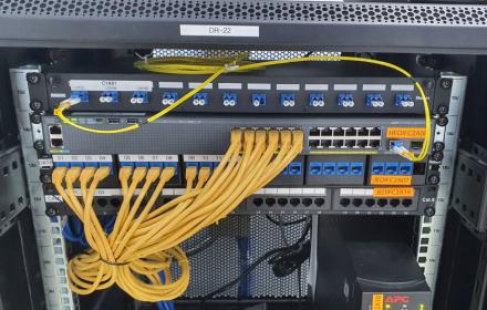 งานเดินสาย Fiber สาย LAN และติดตั้ง Access Point